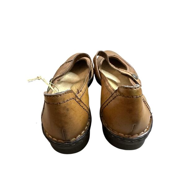 Earth Spirit Gelron Mary Jane Shoes Sz 9 Brown Leather Hook & Loop Comfort NEW - Picture 5 of 14